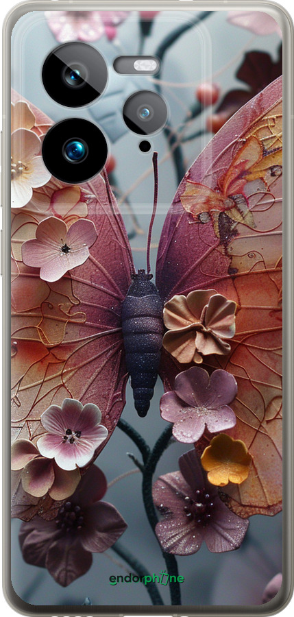 Силиконовый чехол Fairy Butterfly для Realme GT 7 Pro - 6048u-3893 изображение 