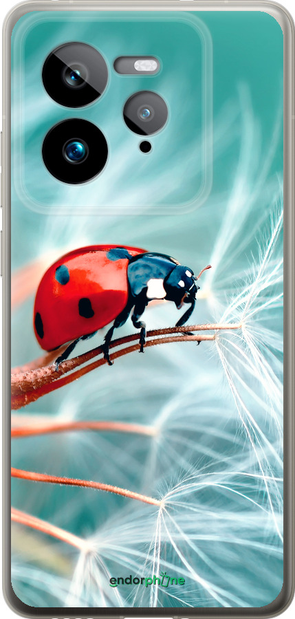 Силиконовый чехол Божья коровка для Realme GT 7 Pro - 6049u-3893 изображение 
