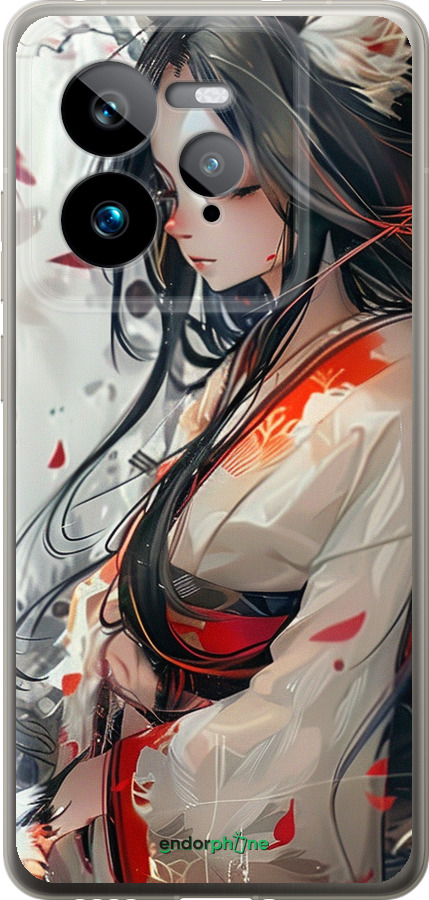 Силиконовый чехол Кицуне для Realme GT 7 Pro - 6073u-3893 изображение 