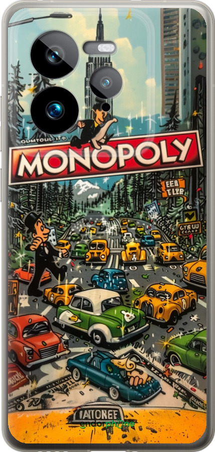 Силиконовый чехол Городской драйв Monopoly для Realme GT 7 Pro - 6088u-3893 изображение 