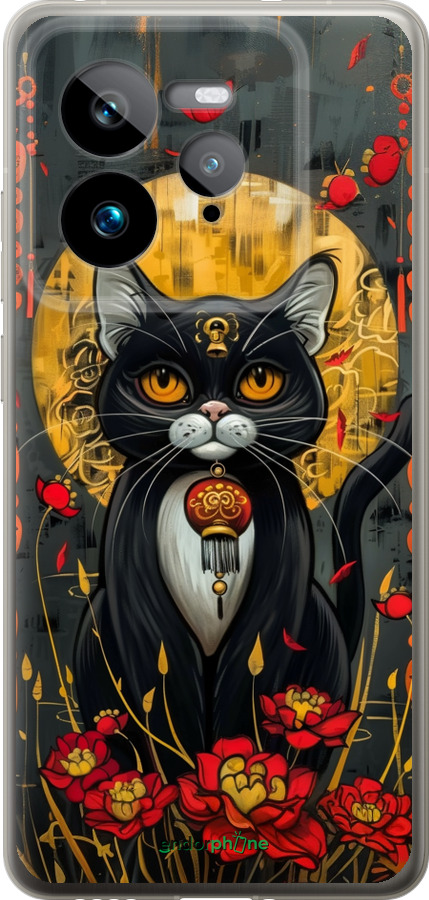 Силиконовый чехол China Cat для Realme GT 7 Pro - 6134u-3893 изображение 