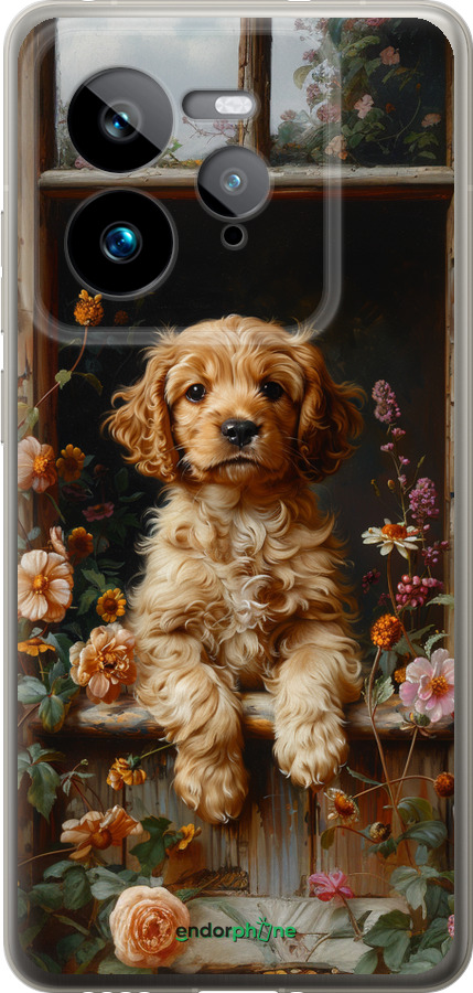 Силиконовый чехол Щенок cocker spaniel для Realme GT 7 Pro - 6136u-3893 изображение 