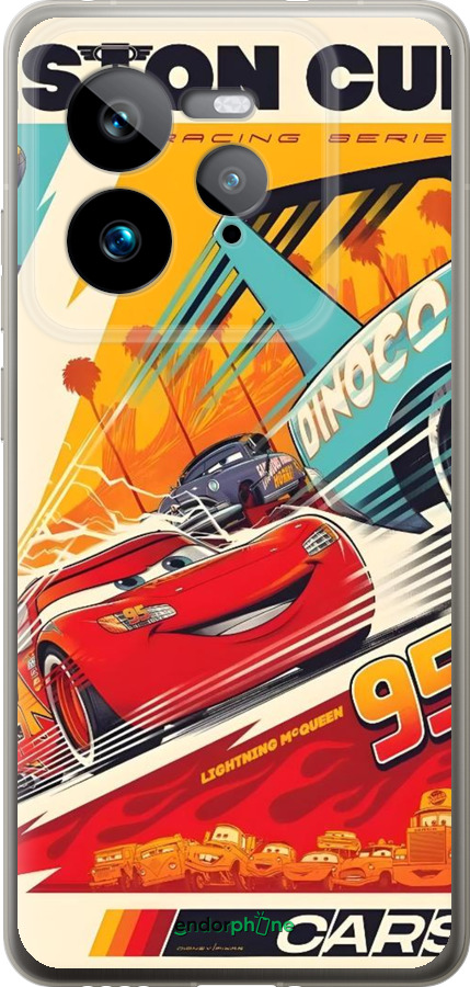 Силиконовый чехол Тачки для Realme GT 7 Pro - 6288u-3893 изображение 