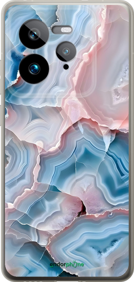 Силиконовый чехол Мрамор для Realme GT 7 Pro - 6306u-3893 изображение 