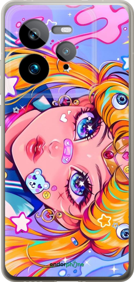 Силиконовый чехол Сейлор Мун 4 для Realme GT 7 Pro - 6353u-3893 изображение 