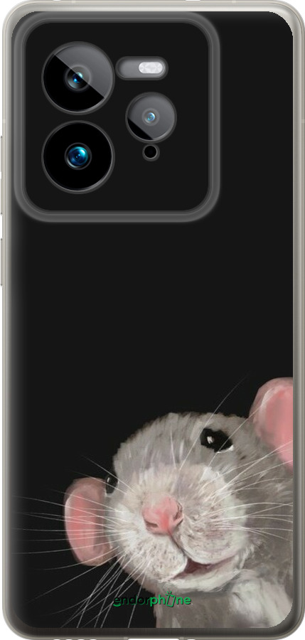 Силіконовий чехол The Peeking Rat для Realme GT 7 Pro - 6442u-3893 изображение 