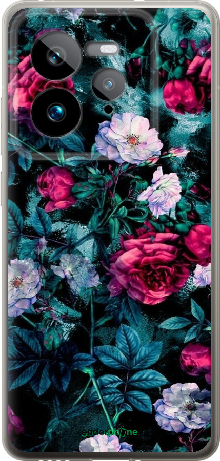 Силиконовый чехол Сад и розы для Realme GT 7 Pro - 6483u-3893 изображение 