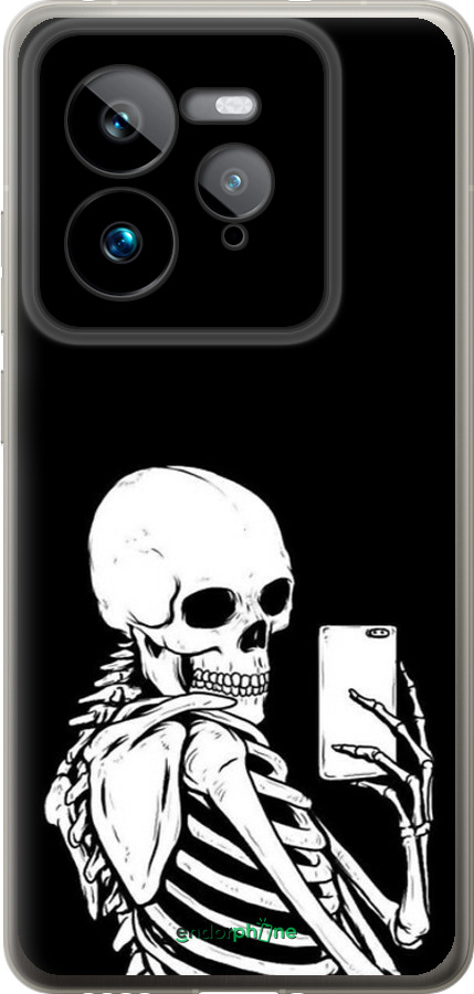 Силиконовый чехол Скелет делает Selfie для Realme GT 7 Pro - 6535u-3893 изображение 