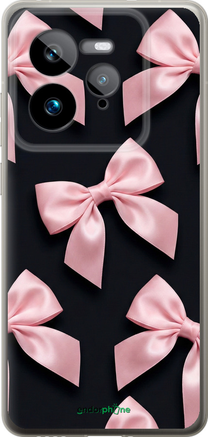 Силиконовый чехол Coquette Ribbons Dark Coquette для Realme GT 7 Pro - 6767u-3893 изображение 
