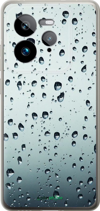 Силиконовый чехол Стекло в каплях для Realme GT 7 Pro - 848u-3893 изображение 