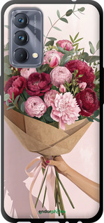 TPU чехол Пионы 1 для Realme GT Master - 6705b-2852 изображение 