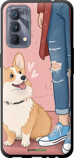 TPU чехол Корги 3 для Realme GT Master - 6707b-2852 изображение 
