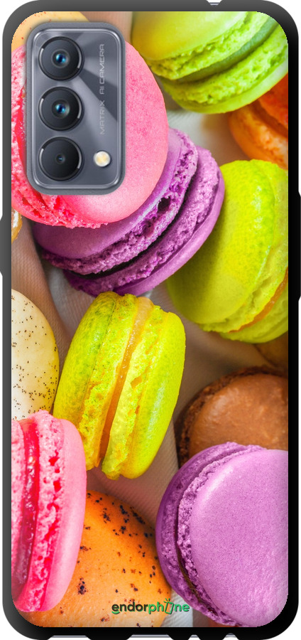 

Coque du TPU noir "Macarons" pour Realme GT Master, Jaune