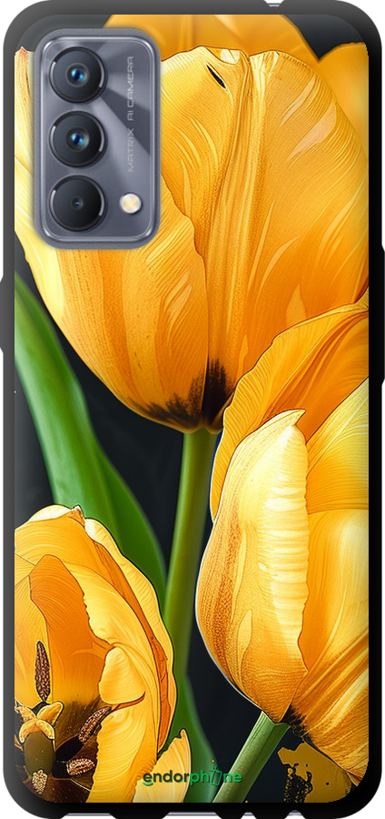 TPU чехол Жовті тюльпани для Realme GT Master - 5991b-2852 изображение 