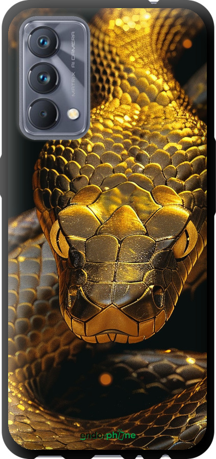 TPU чехол Golden snake для Realme GT Master - 6072b-2852 изображение 