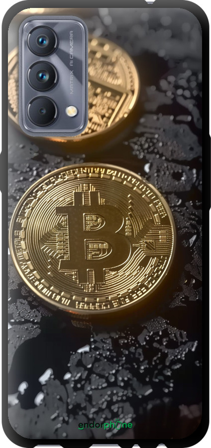 TPU чехол Вулканический Bitcoin для Realme GT Master - 6092b-2852 изображение 