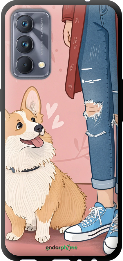 TPU чехол Корги 3 для Realme GT Master - 6707b-2852 изображение 