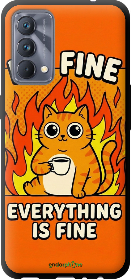 TPU чехол Funny Cat для Realme GT Master - 6786b-2852 изображение 