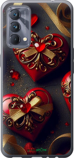 Силіконовий чехол Сердечки v4 для Realme GT Master - 5834u-2852 изображение 