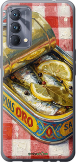 Силиконовый чехол Vintage Sardine Tin Phone для Realme GT Master - 6772u-2852 изображение 