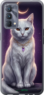 Силіконовий чехол Mystic White Cat Gothic Dark Purple Gold для Realme GT Master - 6805u-2852 изображение 