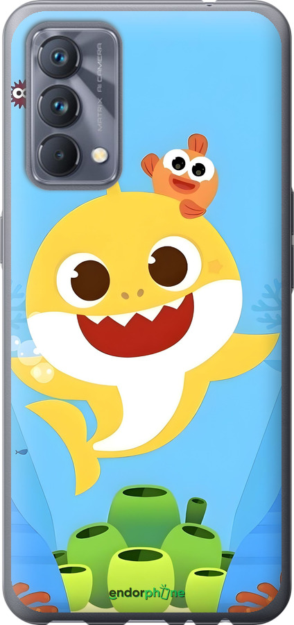 Силіконовий чехол Бейби Шарк для Realme GT Master - 6303u-2852 изображение 