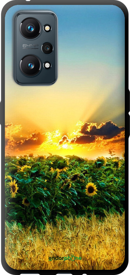 

TPU чорний чохол "Україна" для Realme GT Neo 2