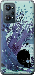Силиконовый чехол Арт принт Тихое место чая для Realme GT Neo 2 - 6544u-2489 изображение 