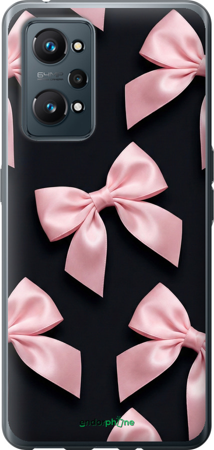 Силиконовый чехол Coquette Ribbons Dark Coquette для Realme GT Neo 2 - 6767u-2489 изображение 
