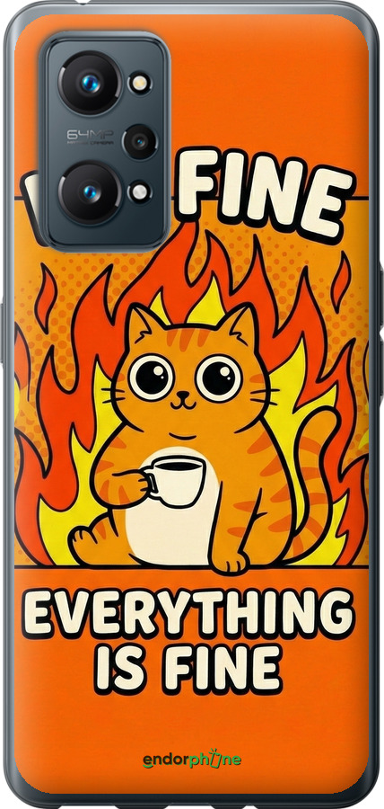 Силіконовий чехол Funny Cat для Realme GT Neo 2 - 6786u-2489 изображение 