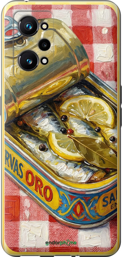 Силиконовый чехол Vintage Sardine Tin Phone для Realme GT Neo 3T - 6772u-2960 изображение 