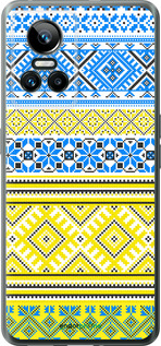 Силиконовый чехол Вышиванка 40 для Realme GT Neo3 - 1174u-2590 изображение 