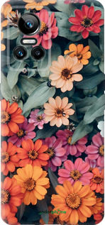Силиконовый чехол Beauty flowers для Realme GT Neo3 - 4050u-2590 изображение 