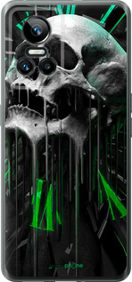 Силиконовый чехол Череп-часы для Realme GT Neo3 - 4100u-2590 изображение 