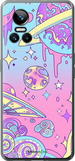 Силіконовий чехол Рожева галактика для Realme GT Neo3 - 4146u-2590 изображение 