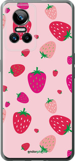 Силіконовий чехол Полунички для Realme GT Neo3 - 4332u-2590 изображение 