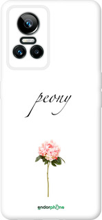 Силіконовий чехол Півонія для Realme GT Neo3 - 4366u-2590 изображение 