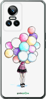 Силиконовый чехол Шарики для Realme GT Neo3 - 4387u-2590 изображение 