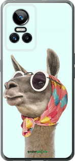Силиконовый чехол Модная лама для Realme GT Neo3 - 4479u-2590 изображение 