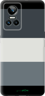 Силиконовый чехол Полосы для Realme GT Neo3 - 4588u-2590 изображение 