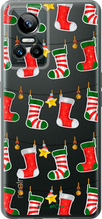 Силиконовый чехол Новогодний 9 для Realme GT Neo3 - 4622u-2590 изображение 