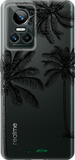 Силиконовый чехол Пальмы1 для Realme GT Neo3 - 4634u-2590 изображение 