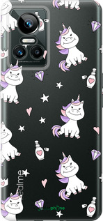 Силиконовый чехол Единорожка v2 для Realme GT Neo3 - 4703u-2590 изображение 