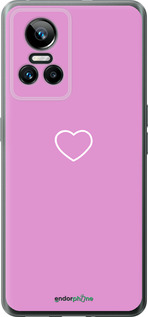 Силиконовый чехол Сердце 2 для Realme GT Neo3 - 4863u-2590 изображение 