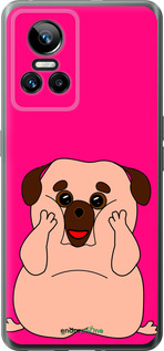 Силіконовий чехол Веселий мопс для Realme GT Neo3 - 4908u-2590 изображение 