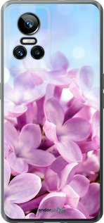 Силіконовий чехол Бузок для Realme GT Neo3 - 527u-2590 изображение 