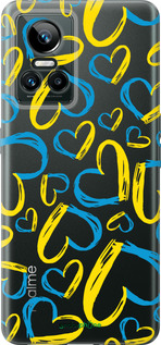 Силиконовый чехол Сердца UA для Realme GT Neo3 - 5292u-2590 изображение 