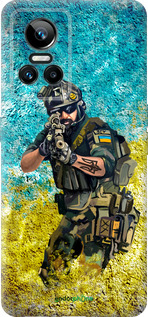 Силиконовый чехол Воин ЗСУ для Realme GT Neo3 - 5311u-2590 изображение 