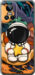 Силиконовый чехол Астронавт и звезда для Realme GT Neo3 - 5326u-2590 изображение 