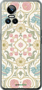 Силіконовий чехол Квітковий орнамент v2 для Realme GT Neo3 - 5513u-2590 изображение 